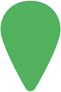 Light green location marker