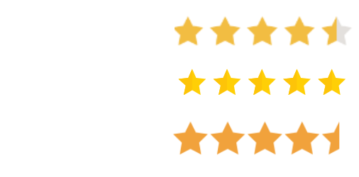 5 star ratings