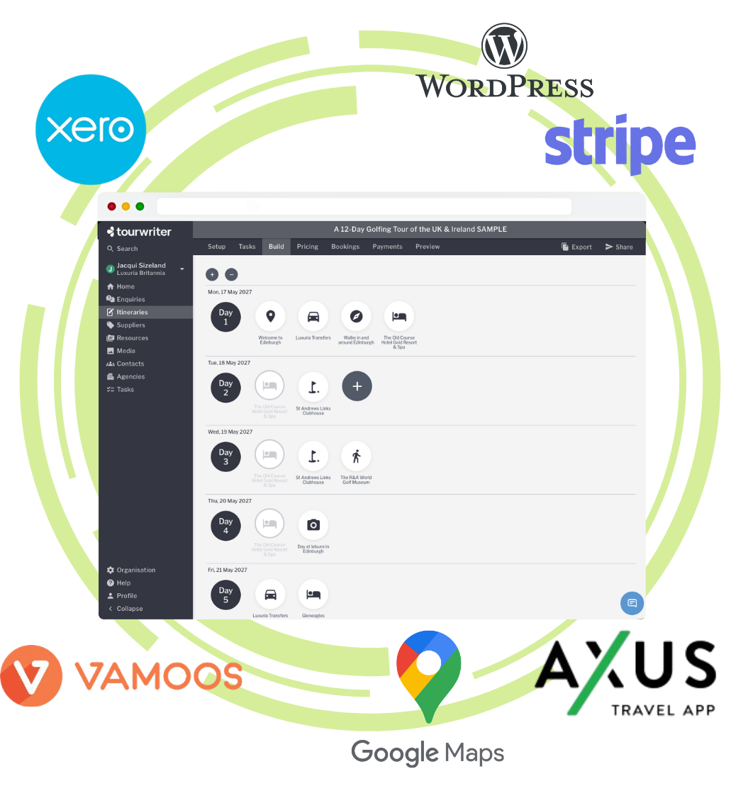 a good tour operator tech stack
