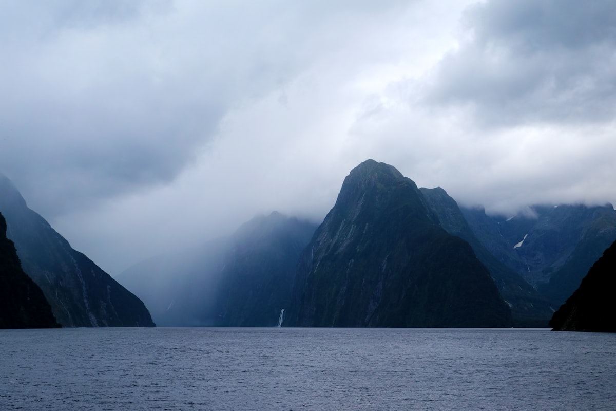 Cliffs and waterfalls at Milford Sound in Fiordland, a highlight on many tailor-made New Zealand itineraries