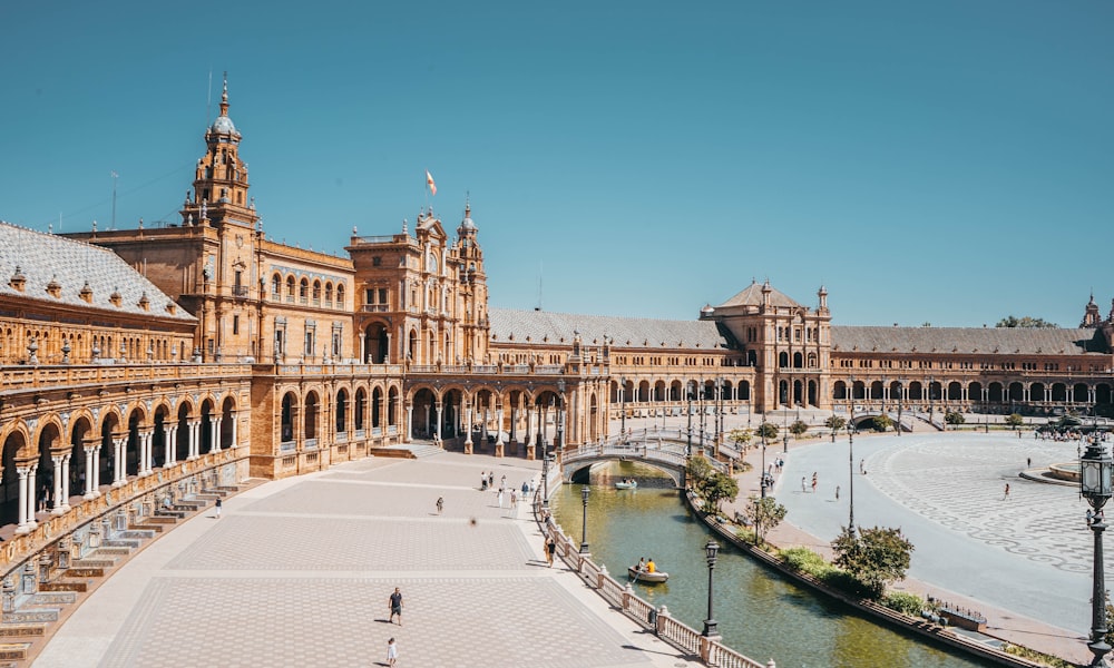 Ornate tiled columns and archways at Plaza de España in Seville, a landmark destination in Charmed by Spain bespoke luxury itineraries